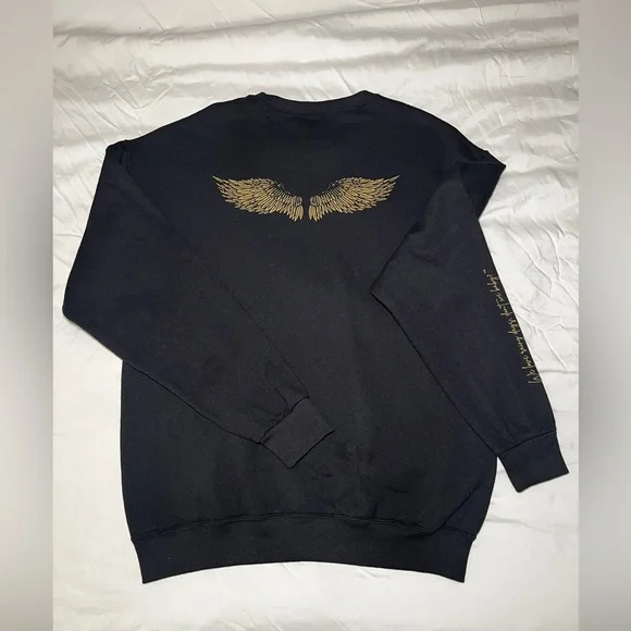The Ravenhood Black Crewneck Sweater - Picture 2 of 4